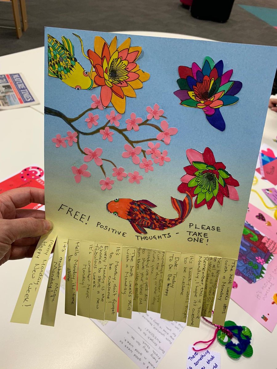CreativeKindne1's tweet photo. The CK family continues to grow - really good turn-out yesterday, and lots of lovely things were made. 
Remember, if you are near the Central Library on a Thursday, between 10 &amp; 12, why not come in and say ‘hello’ ?!

#creativekindness #coventry #crafts https://t.co/C77wlvxnDJ