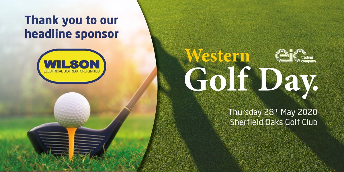 electriccharity's tweet photo. A huge thank you to @WilsonElecDist for being the headline sponsor at @EICTradingCo Western Golf Day 2020! Your support is truly appreciated! https://t.co/cmBR1Qk8nH #EICWestern #ElectricalCharity https://t.co/hBOFFN05zz