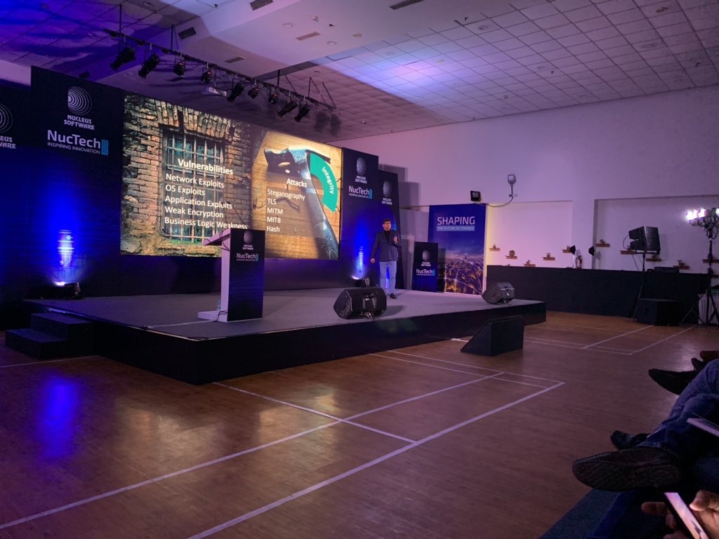 sanjeevkul32's tweet image. #NucTech2020 @nucleussoftware #CyberSecurity is the biggest threat to individual &amp;amp; Corporates in current digital world by Dhananjay Jha @dhananjaykjha