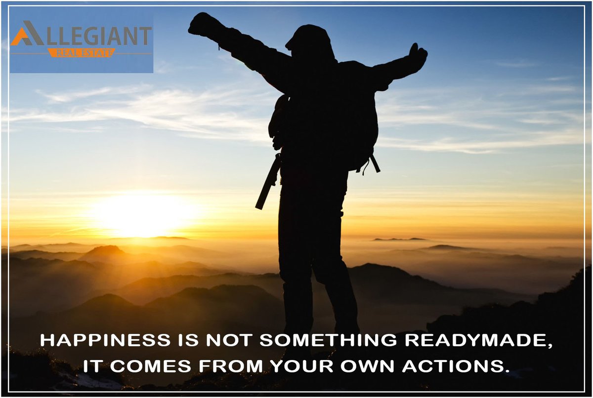 AllegiantEstate's tweet photo. Happiness is not something readymade, it comes from your own actions.
#AllegiantRealEstate #PropertyAdvisor #RealEstateConsultantInDelhiNCR
Call: +91-8010240000
Visit: https://t.co/TOZFp1gIjM https://t.co/SpFpPi6n9R