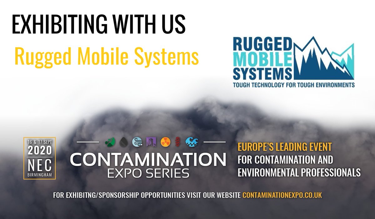 DanRogers1987's tweet photo. A warm welcome to our returning exhibitors for 2020, Rugged Mobile Systems @toughtechnology. Visit them on stand K79.
Rugged Mobile will be presenting the following: #RuggedComputers
#RuggedTablets
#FieldMobility
Don't miss it! https://t.co/CmfmhjRD9W