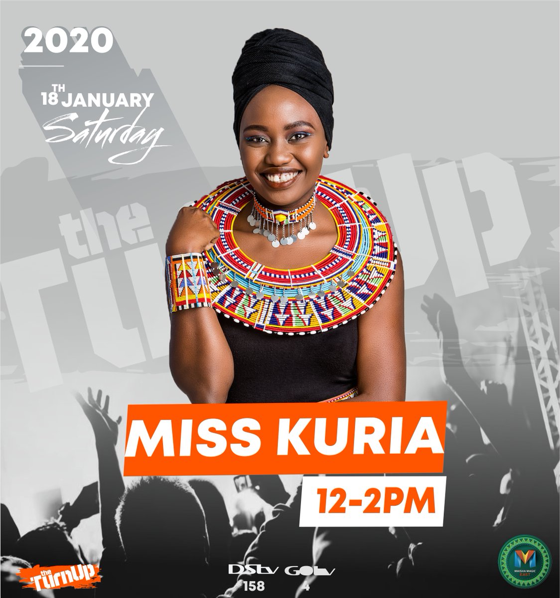 MissKuria_'s tweet photo. #ItakuwaSawa Let's connect at #theturnup @MaishaMagicEast  with @DjJoeMfalme  and @theCateRira 
@salimnimimi @safeconmusic @safejoe12 @joelingo25 https://t.co/sOsUxN4nEW