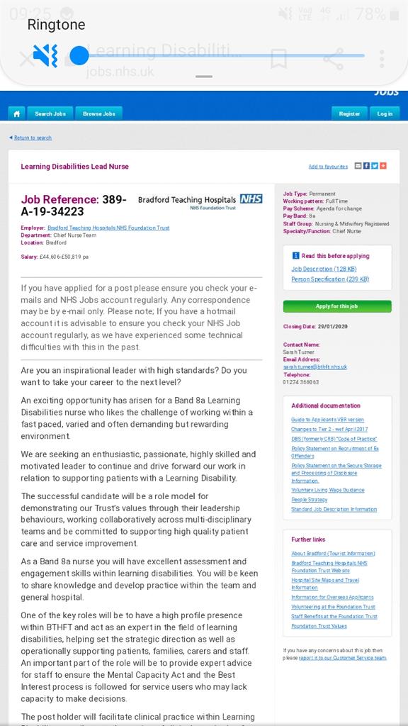 BTHFTSafeguard1's tweet photo. Exciting opportunity to make a  difference and influence change for our patients with a Learning Disability. @bthft @MckieAmanda  @karendawber  https://t.co/QwaMCBljqR https://t.co/77V0GdvZXr