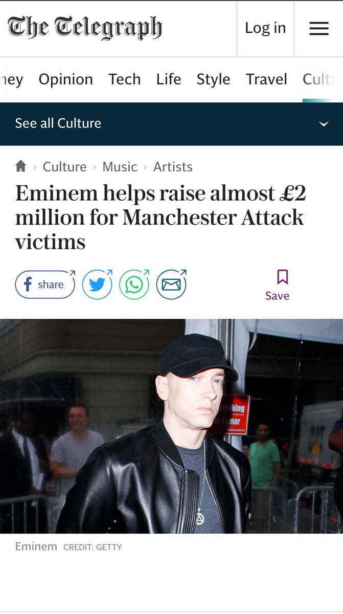 To everyone talking about Eminem's verse on his latest album referring to the Manchester attack #Eminem