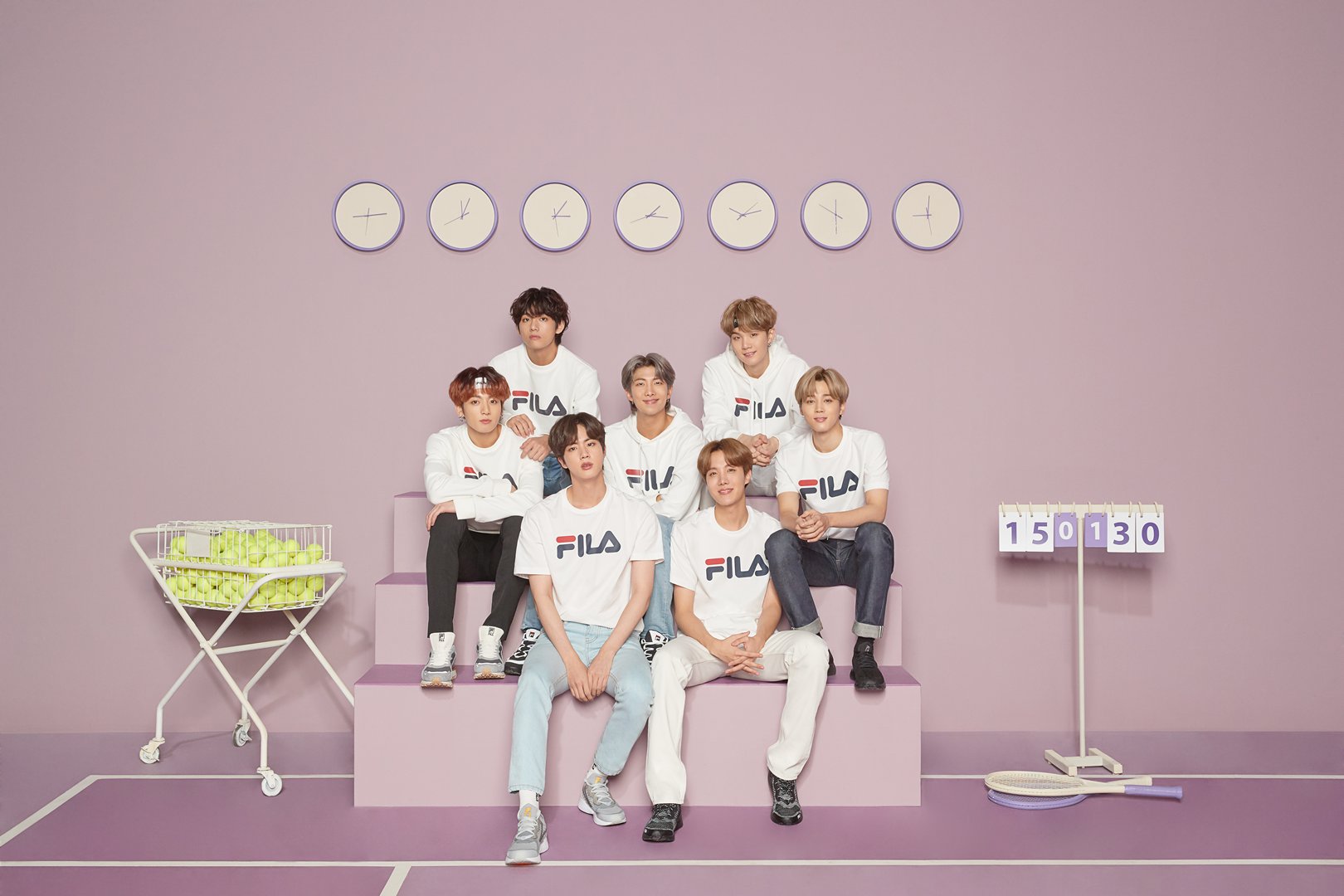 Picture Bts X Fila