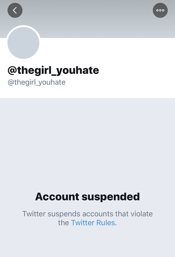Poor  @thegirl_youhate got suspended. He was anyway a fake caught earlier. 6/n