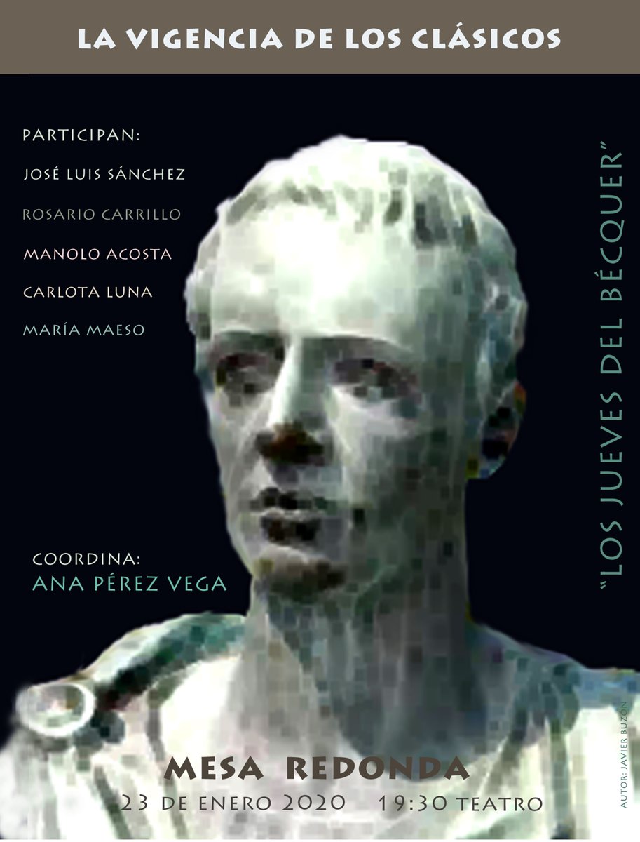 AQUÍ ESTAMOS DE NUEVO BECQUERIANOS ‼️
Os adjuntamos el cartel y la nota de prensa del próximo #JuevesdelBecquer 23 de Enero 👏🏽

¡Os esperamos a todxs! 🤗