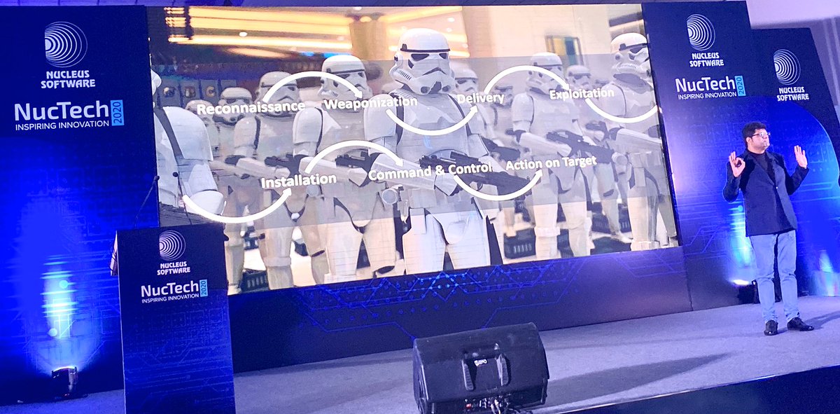 sreespace's tweet image. In this age of automation even cyber attacks are automated says @dhananjaykjha at #NucTech2020 @nucleussoftware #Security