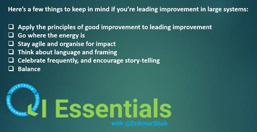 ELFT_QI's tweet photo. .@dramarshah is dedicating his first #QIEssentials blog of the year to everyone leading improvement all over the world. Have a read of Amar’s latest blog here https://t.co/hVMeSS89mZ https://t.co/vCTHW8SVC4
