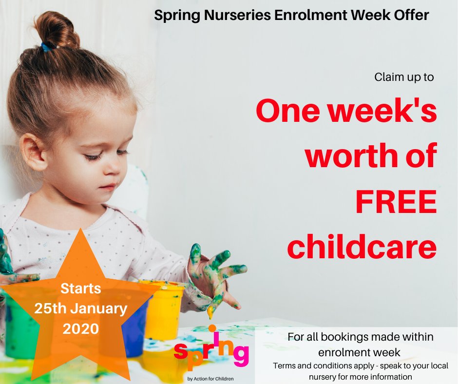 SpringMedmenham's tweet photo. enrolment week starting 25th January, Call now. Terms and conditions Apply https://t.co/Ibk9OXMWXm