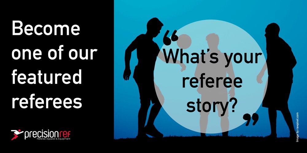 GrassrootsRefs's tweet photo. PrecisionRef is all about supporting and celebrating real referees. We love sharing your referee stories, so get in touch if you would like to be one of our featured referees.
#yourrefstory #realreferees #realrefs #myrefereestory #yourrefereestory #football #soccer #futsal https://t.co/iMB6VWNyRe