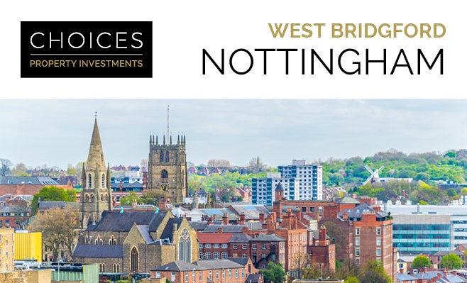 FINAL UNITS REMAINING - CALL US NOW ON 01342 840050

* NOTTINGHAM - LEADING INVESTMENT HOTSPOT
* HANDS OFF TURNKEY INVESTMENT
* 2 BEDROOM APTS FROM £146,000
* Up to 7% PROJECTED YIELDS