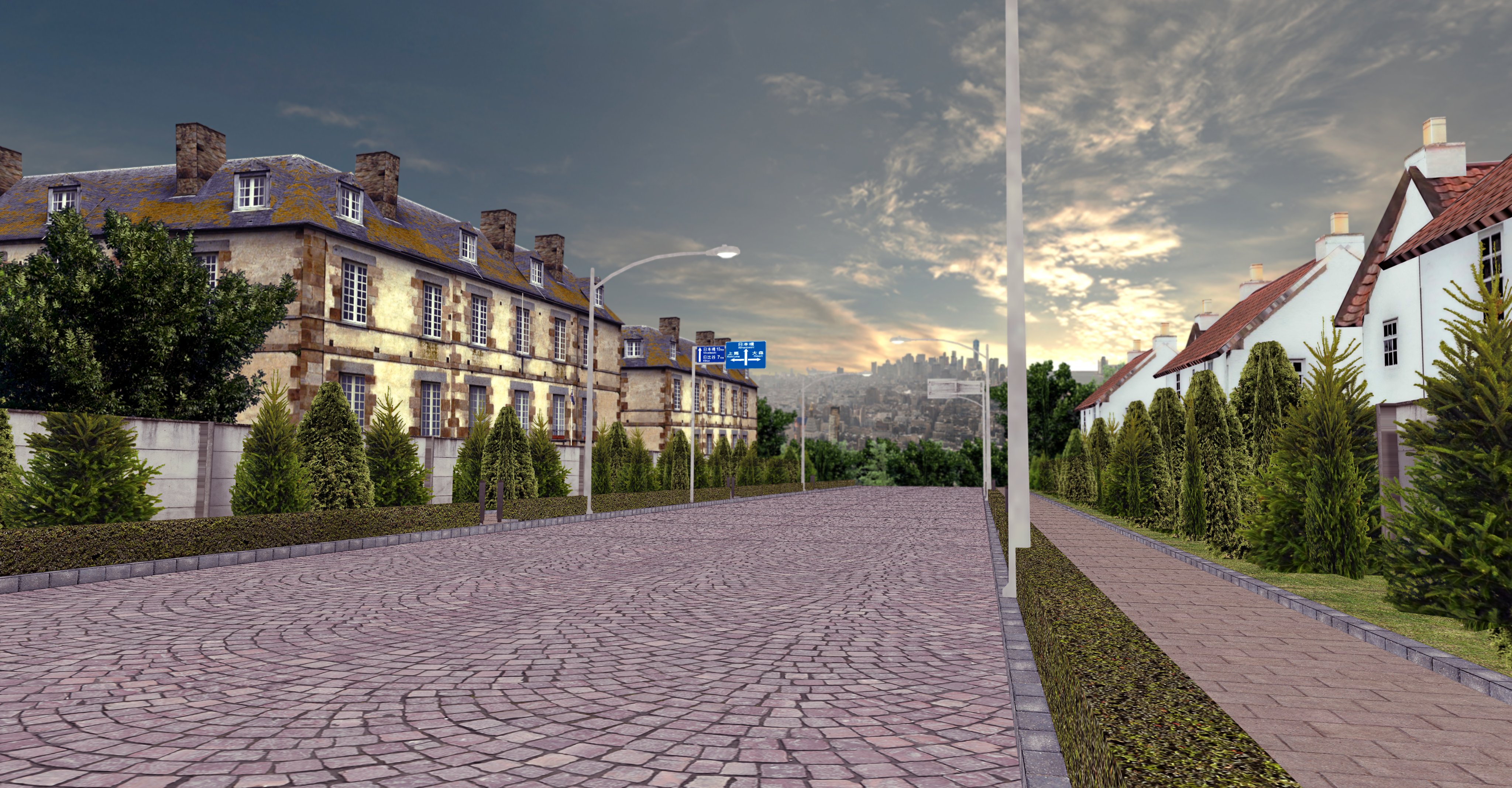 渴霧享樓 Cm3d2紳士 都市山道 背景完成 Cm3d2 Com3d2 Mmd T Co Vlc3owafop Twitter