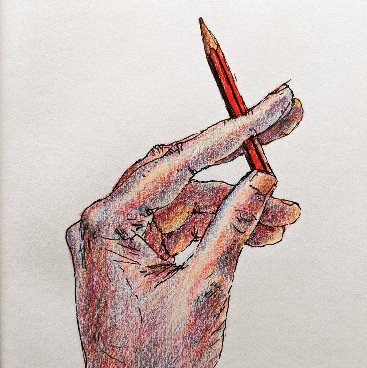 Day 9: my kind of drug ✏️ I'm addicted to drawing now...what can I say? 🤷🏻‍♀️ I'm drawing something every day of 2020. For January I'm doing things I can hold in my hand.
#drawingaday2020 #drawdrawdraw #drawnfromlife #pencillove #pencilsofinstagram #addicted