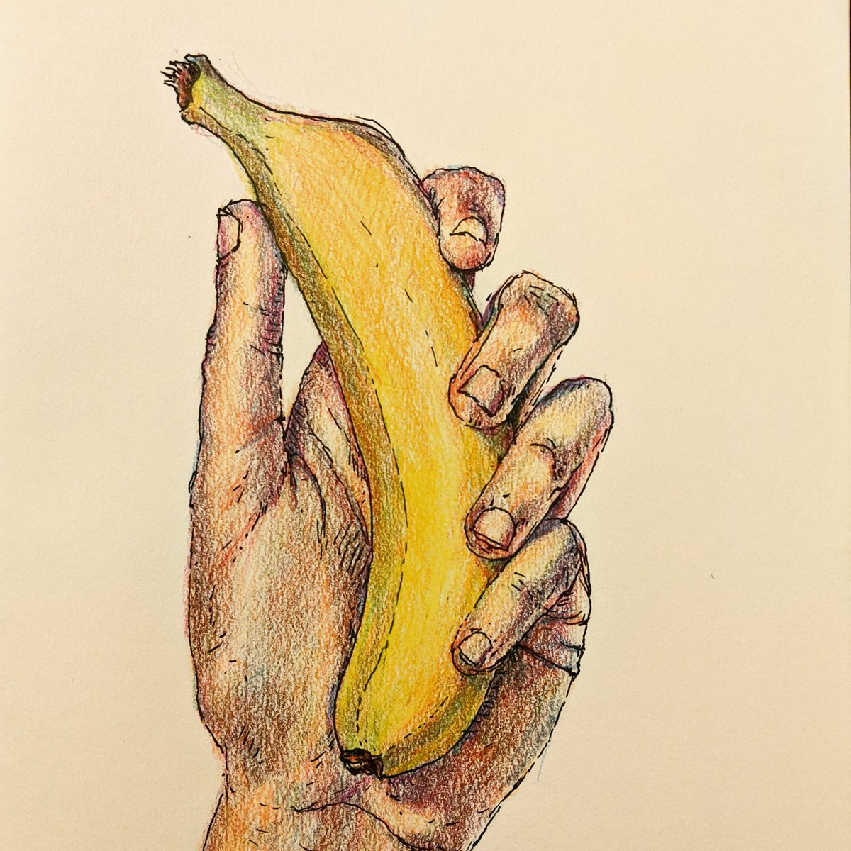Day 10: staple
🌙🍌
My grandmother always used to say: "If you want to find me, just follow the trail of banana peels"...🙈 .
#drawingaday2020 #drawdrawdraw #drawnfromlife #banana #bananas #fruity #lovebananas #monkey #dontfeedthemonkeys #cantstopdrawing
