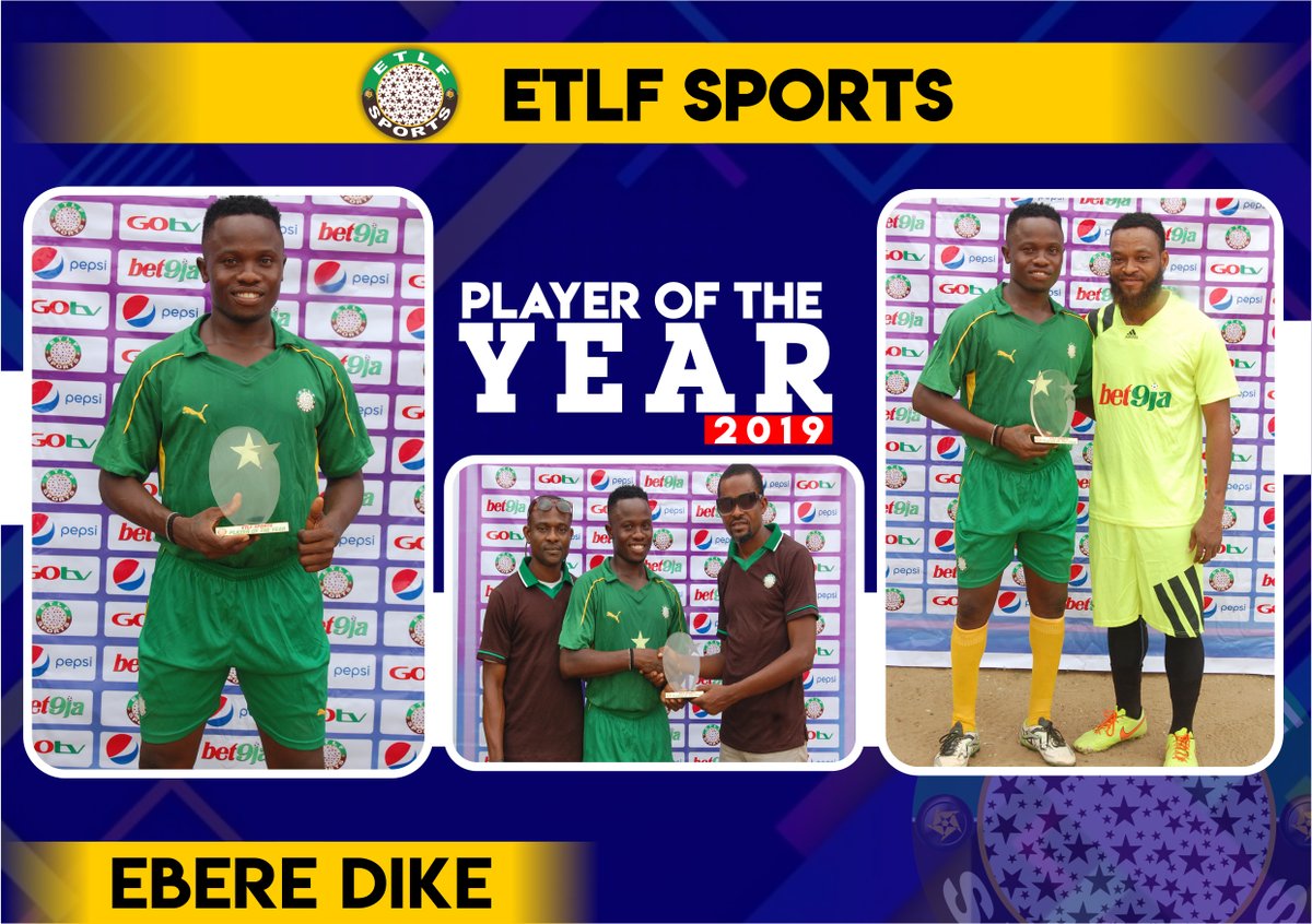 ETLFSPORTS's tweet photo. Congratulations Ebere Dike #ETLFSports player of the year 2019⚽️ https://t.co/Omb4X2n7yj