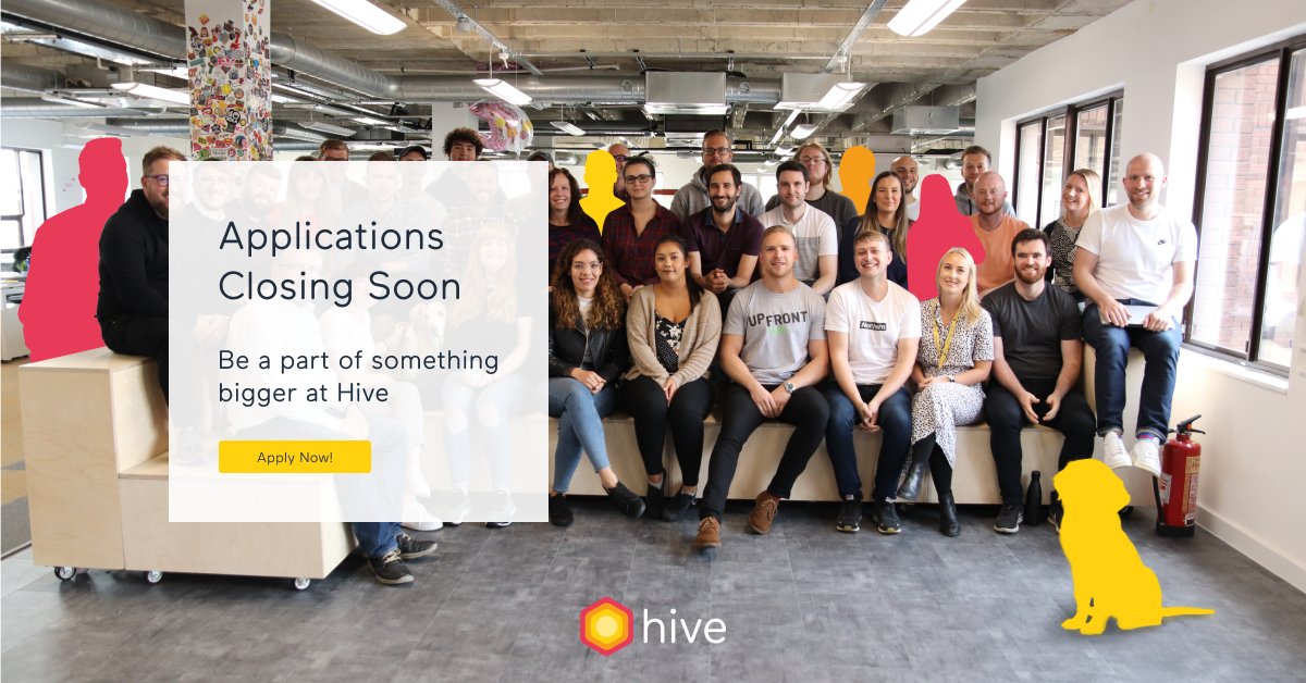 hive_hr's tweet photo. ⏰ CLOSING TODAY! Open roles in #softwaredev, #marketing, #accounting and more—but applications close today! Apply now via https://t.co/y5EpAl2dho 🤝 #jobseekers #jobopportunity #newcastlejobs #nefollowers #newcastleupontyne #jobopportunities #ne1 #tyneandwear #thisismine https://t.co/pXpzyHKfD0