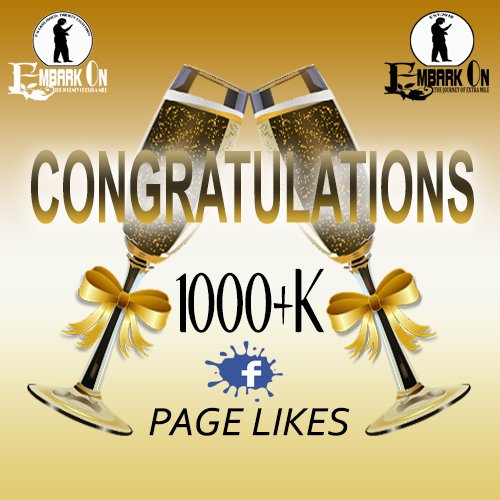 Embark_On_'s tweet photo. Here is to our 1k+ Facebook likes
#EmbarkOn inspired by Mofayaπ₯ @TBrandsStore @skinnysbusocks @bathu_sa @djsbu
Indeed impossible is really just a name! https://t.co/oMCXMgRYjc