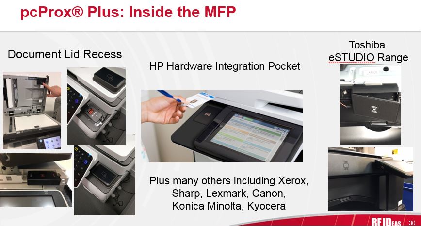 pcProx Plus SP Reader for printers (MFP's)