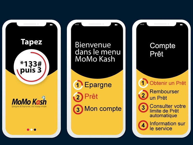 MoMo_Kashci's tweet photo. 😎Avec Momo Kash emprunter de l'argent devient trooop simple.
😀Compose *133# option 3 et vis une expérience unique de mobile banking.
Un produit #BRIDGEBANKGROUP en partenariat avec MTN MOBILE MONEY. https://t.co/IQDCwhb9r5
