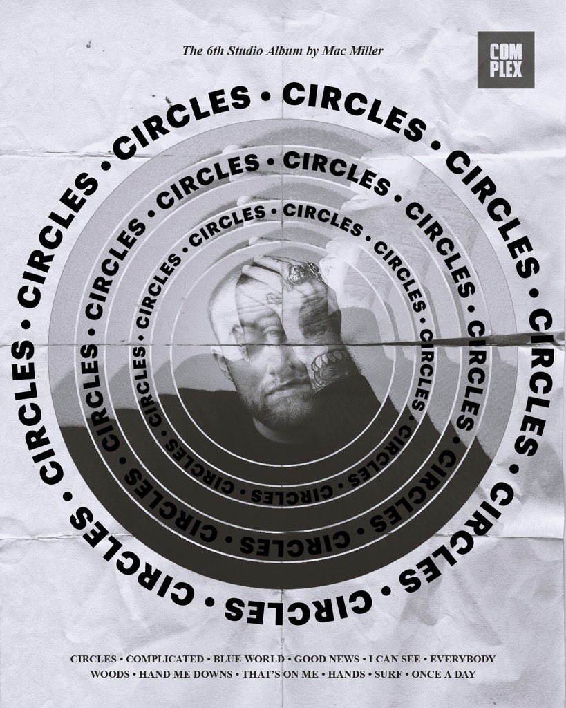 ComplexMusic's tweet photo. #Circles, a new album by Mac Miller, is here. Good to have some new music from him again 💙🕊

LISTEN: https://t.co/fffZ14KlpW https://t.co/pKong8LTdb