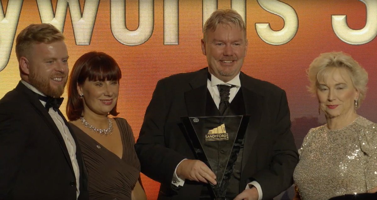 In case you missed it, check out our Global HR director Gerry Cleary receiving the prestigious <a href="/SandyfordBID/">Sandyford Business District</a> Company of the Year Award on behalf of Keywords Studios! #KWSfamily 

 youtu.be/6ICCXVuXoq4