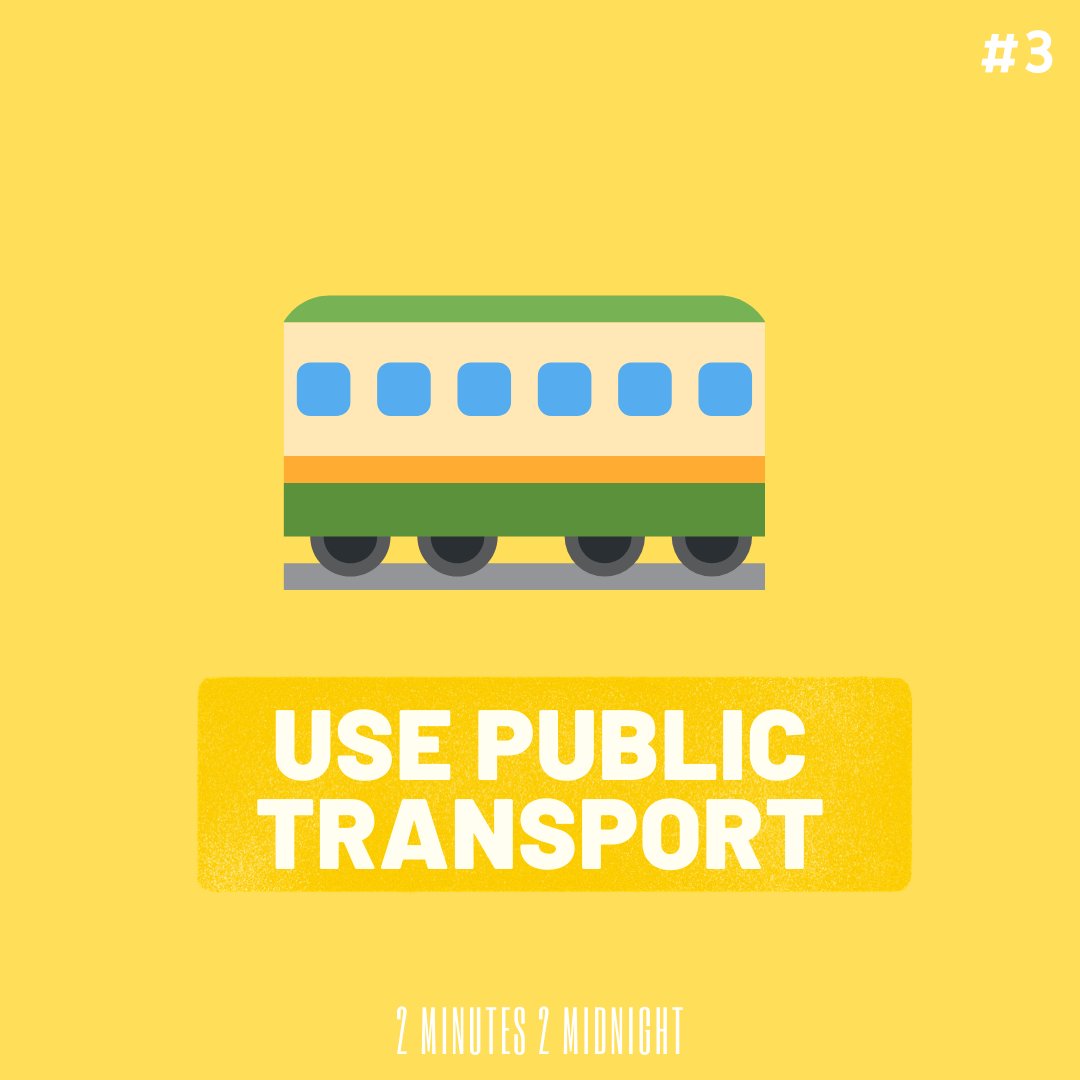 eco_spotlight's tweet image. 3. If you take your car or motorbike to work every day, try to cut it down by one day this week - Use public transport or a bike. 

#climatetracker #climatechange #podcast #climate #zerowaste #publictransport #tips