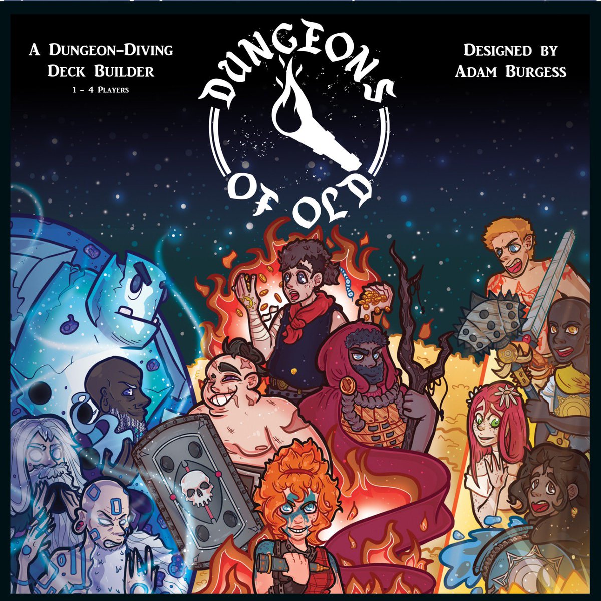 #DungeonsOfOld is live on #Kickstarter! Build your team, slay monsters and win glory!