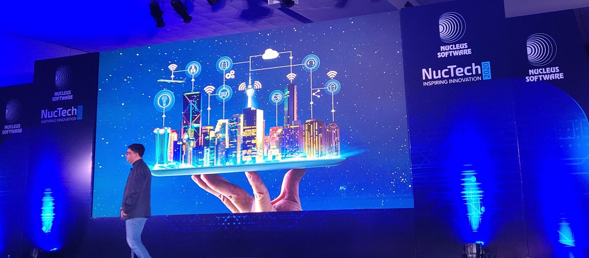 debyanisinha's tweet image. #NucTech2020 Mr. Lokesh Chandra Pathak talks about IoT (Internet of Things)