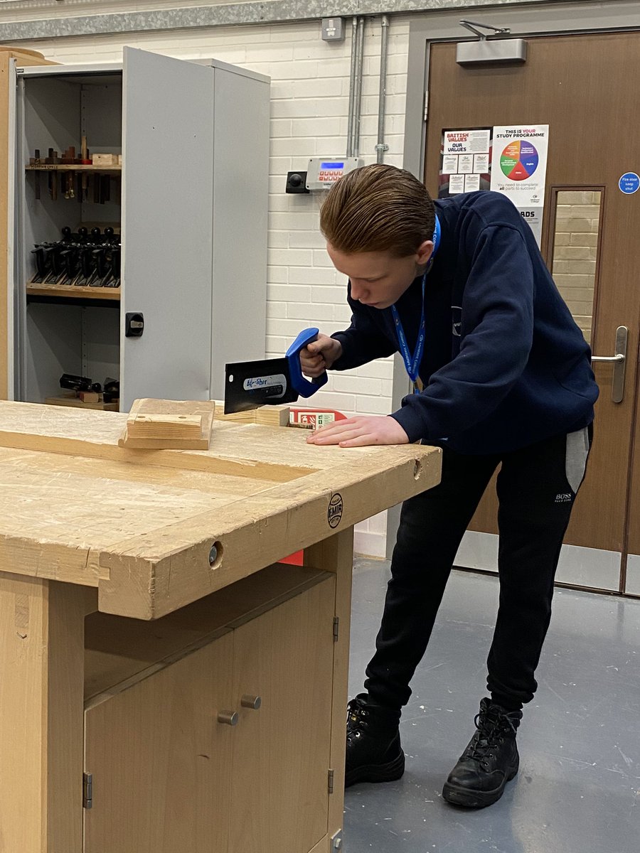 PCheal25's tweet photo. @TheRowansAP College Carousel group are enjoying learning all about Carpentry this term @MidKentCollege #WoodWork #AnotherTrade #InspiringChange https://t.co/HDUVuaSOuz