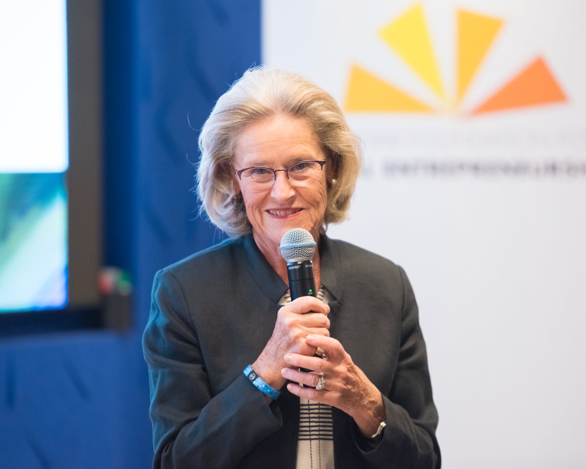 schwabfound's tweet photo. "20 years ago that we saw in social entrepreneurship the future of how organizations...today, social entrepreneurs are creative innovators...and have impacted 622 million lives" @HildeSchwab, Chairperson of @schwabfound. More on #socentimpact on @forbes https://t.co/kjrsvBtDXE https://t.co/I8HkXFHLYY