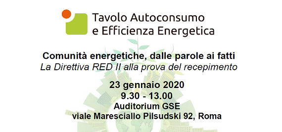 PAAdvisors's tweet photo. 📣📣4° Convegno Tavolo Autoconsumo e Efficienza Energetica - 23 gennaio, ROMA
COMUNITA' ENERGETICHE, DALLE PAROLE AI FATTI - La Direttiva RED II alla prova del recepimento
https://t.co/Wqem4i1uhw https://t.co/jZ3LjXmvqH