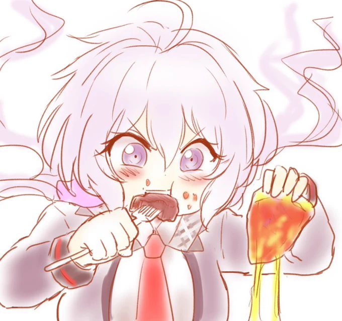 まーじでこんな勢いで食べた('∀`)
一気に食べるの気持ち良すぎる…あへ
喉越し…あへ… 