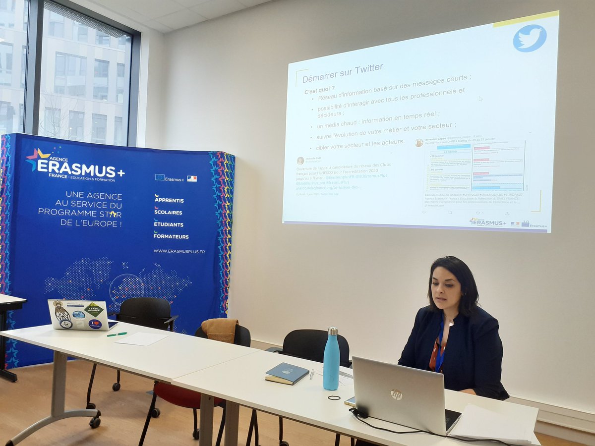 Ça va twitter suite à l'excellente #formation aux agents <a href="/ErasmusplusFR/">Agence Erasmus+ France / Education Formation</a> de <a href="/RousseauClaire/">Rousseau Claire</a>