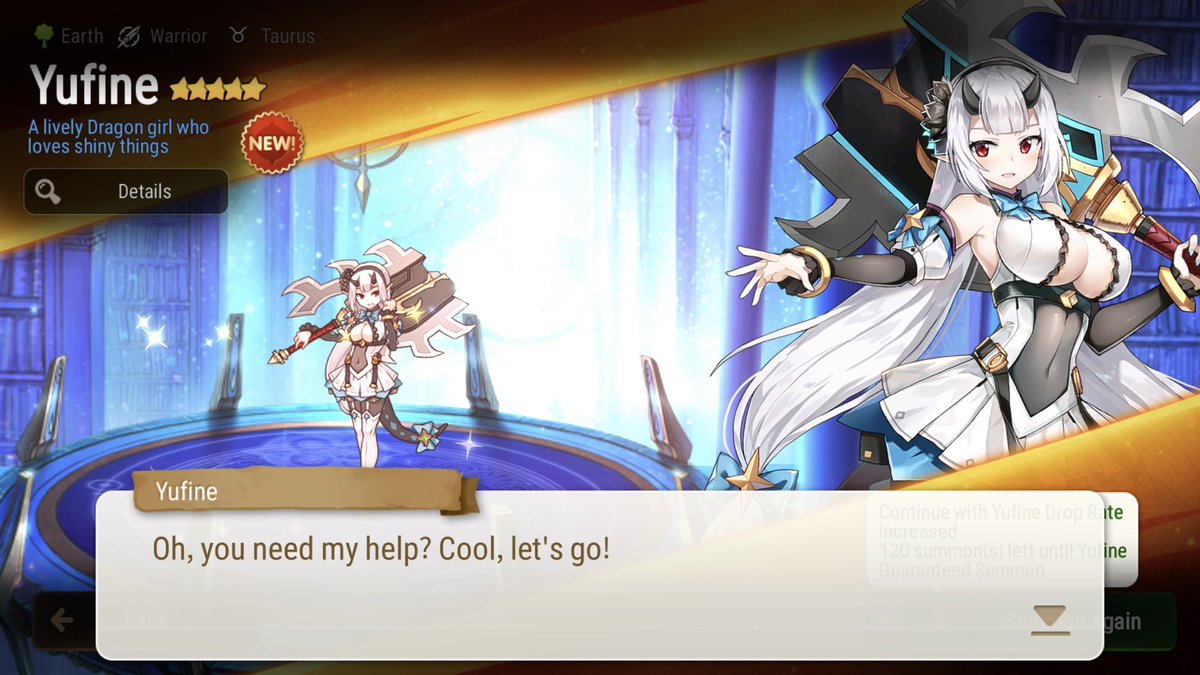 faker3HI's tweet photo. Alright. Yolo Yufine roll!! #epic7 #epicseven https://t.co/DQtD5GuBj3