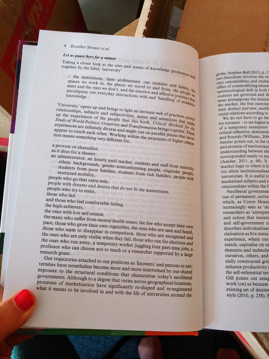 vitaminchoi2013's tweet photo. A quick snap of the love-book, Critical Methods for the Study of World Politics - finally out! - in the midst of boxes and packing. Reading our editorial chapter about universities as places of study, of world politics seemed appropriate. https://t.co/8dFPFtrqU1