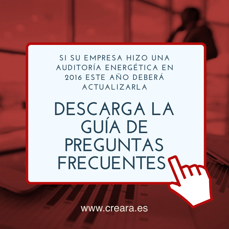 creara's tweet photo. ¿Qué empresas están obligadas este año a renovar su auditoría energética? ¿Hay novedades en los datos a reportar? ¿Se han impuesto sanciones por no presentar auditorías energéticas o presentarlas mal? Solicita nuestra guía de preguntas frecuentes aquí: https://t.co/lVZ3fZKs4o https://t.co/324l6Rgakj