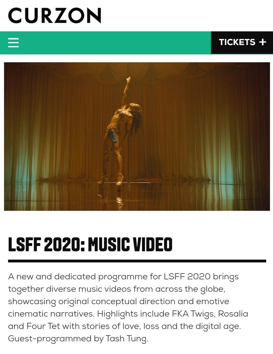 tash tung (@tashtung) on Twitter photo .<a href="/LSFF/">London Short Film Festival</a> new Music Video strand comes to the big screen, showing the scope of what the short film form can be & the medium of the music video: a lot of directors' starting points but also a craft in itself. Proudly screening like you've never seen them before @curzon_soho SAT 18TH! .<a href="/LSFF/">London Short Film Festival</a> new Music Video strand comes to the big screen, showing the scope of what the short film form can be & the medium of the music video: a lot of directors' starting points but also a craft in itself. Proudly screening like you've never seen them before @curzon_soho SAT 18TH!