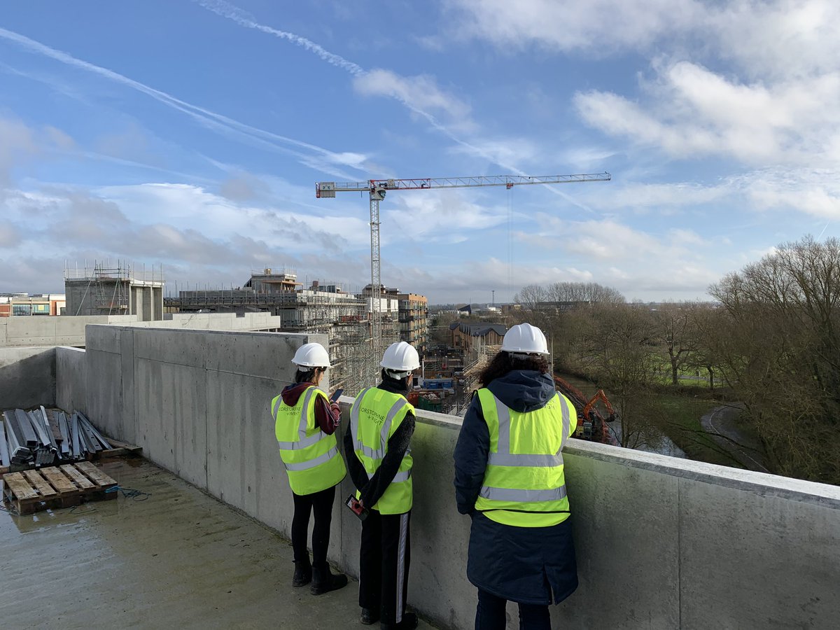 It was great to be able to show our Part 1 @KentArch students Priyanka and Garima around one of our site as part of the @RIBASouthEast mentoring programme. We look forward to staying in touch with them as they progress through their career. #architecture #futurearchitects