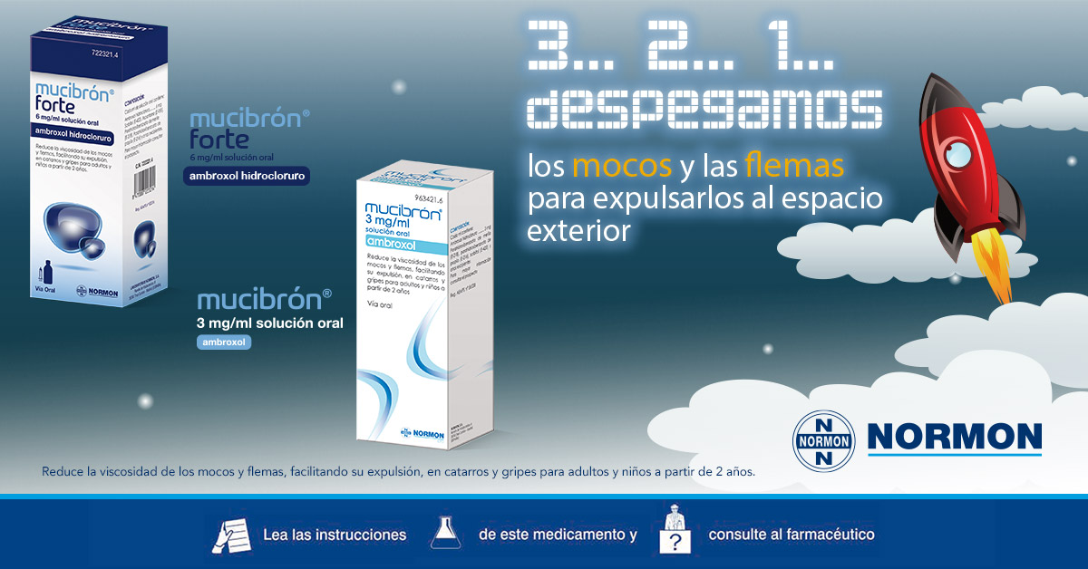 Normon_lab's tweet photo. La gama Mucibrón® reduce la viscosidad de los #mocos y #flemas, facilitando su expulsión, en #catarros y #gripes para adultos y niños a partir de 2 años. https://t.co/X0tFaCTSDG https://t.co/ytC096MvoI