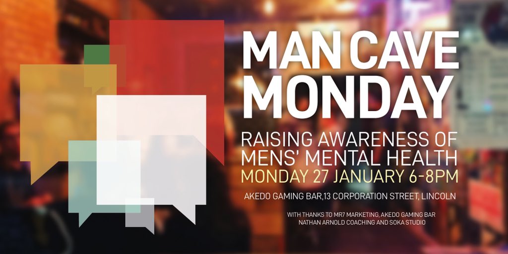 Marc7Rhodes's tweet photo. // January’s Man Cave Monday // 

@AkedoBar, Monday 27th January, 6-8pm. 

🎮🕹 Video games
🍻 Craft beer
🎸 Live music 
🍔🌮🍩 Food @byDarrenRogan
🗣 A safe space to chat with great people 

All welcome. 🙏🏻💙✨ https://t.co/UYn1LzvTTX