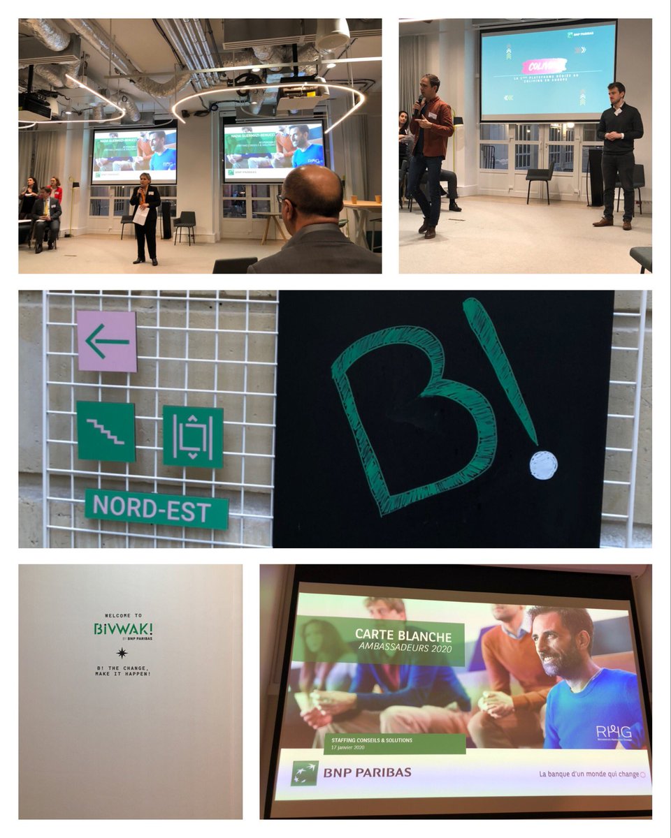 YTeguig's tweet photo. 👌🏼Une belle matinée d’échanges au @BivwAkBNPP pour mieux comprendre la transformation de notre Groupe @BNPParibas via l’intrapreneuriat😁 Merci à la #Team @bnpp_recrut pour cette belle organisation dans ce lieu magique et inspirant 😉 #Innovation #Change #Bivwak https://t.co/CucZxZZRj7
