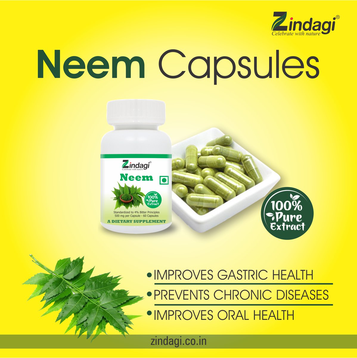 Fill your life with happiness and sweetness with #Zindagi #Stevia #NeemCapsule.
Get #Zindagi #Stevia #Neem Capsules #Improve gastric health # Prevents chronic disease #Improves oral health.
zindagi.co.in