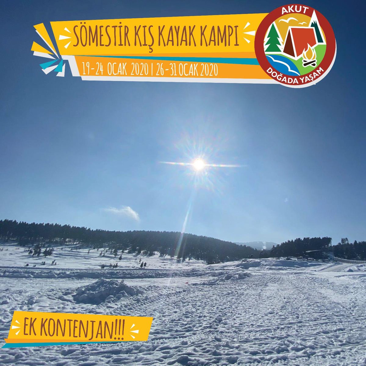 Ekibimiz @sarikamiskayisnowotel de Çalışmalara Başladı. Kamp kontenjanlarımız güncellenmiştir. Açılan ek kontenjanda yerinizi almak için bize 05385942424 numaralı telefondan ulaşın!
 @AKUT_Dernegi