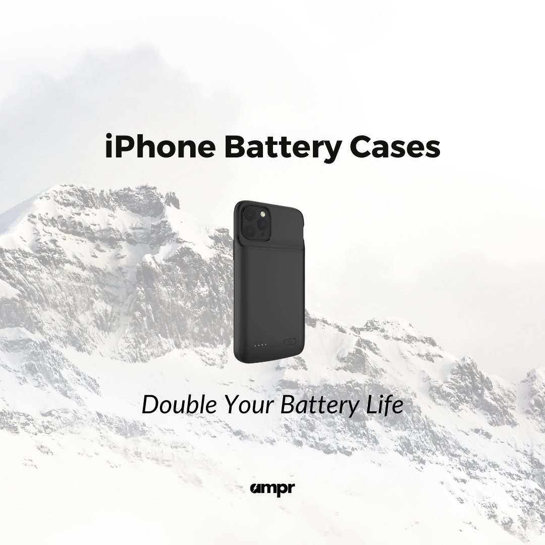 amprbatterycase's tweet photo. We understand what it's like to be frustrated by running out of battery. Eliminate this problem with our iPhone battery case - a phone case with a built-in battery that keeps your phone charged throughout the day. 🔋⭐

NOW at https://t.co/tQENamLEoZ 
👉🏻 Link in bio https://t.co/1JZBKVld64