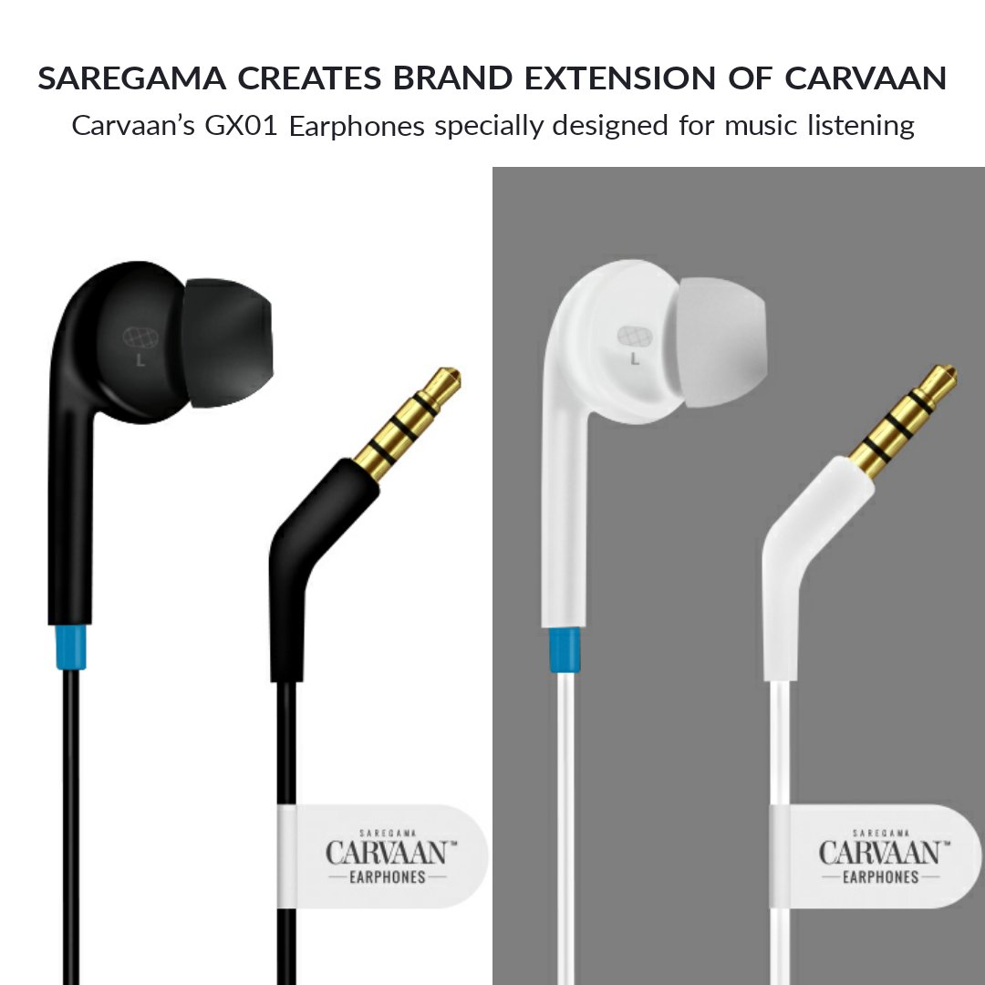 TrendatedTech's tweet photo. Saregama has now launched Carvaan branded earphones – the GX01. 
Available in two classic colours – black and white.
 The GX01 is reasonably priced at ₹1,599/- 
Want to buy : https://t.co/UFe2dcs9Fs
#saregama #carvaan   #earphones #TrendatedTech 
@saregamaglobal https://t.co/itH0ffofQ7