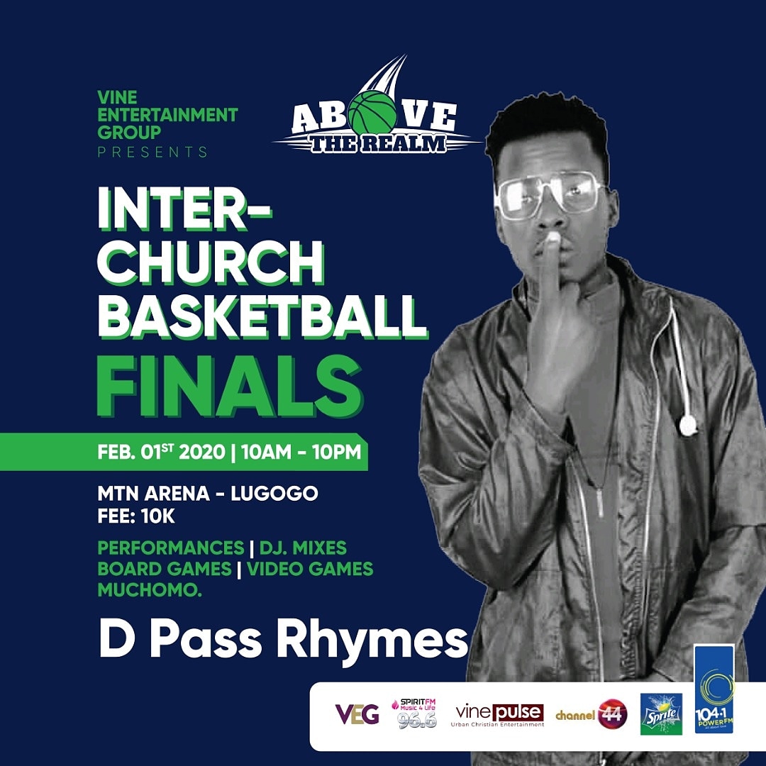 DpassUg's tweet photo. Here We Go Uganda Kampala. 
DpassRhymes "Mr Level.  I'll be at #Mtn Arena along side my papas #Levixone &amp; #Coopybly. 
Entrance 10k. 
#InterChurch BasketBall Finals. https://t.co/AucFwH5kGu