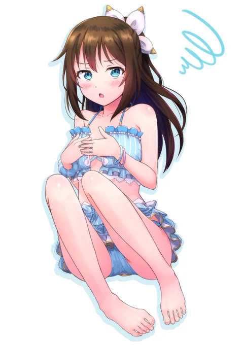しずくちゃん最終日におはガチャで出てきてくれたので描きました 