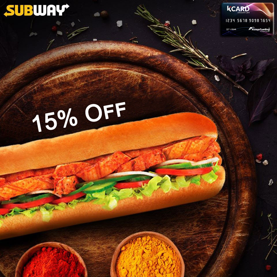 kcardpk's tweet photo. Let's SUBWAY Restaurants cater for you today at CAVALRY GROUND &amp; MALL OF LAHORE Branch and get 15% OFF on K CARD.

https://t.co/3zJ2jinfqE

#kcard #kcardpk #discountCard #SubwayPakistan #subway #subwayLahore #food #restaurantDiscounts #restaurants #restaurant #fastFood #lahore https://t.co/J8hQKSxHkx