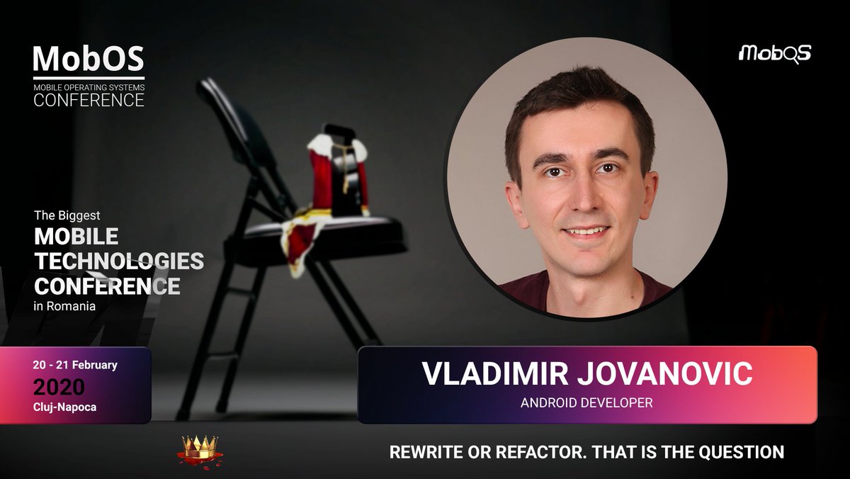 romobos's tweet photo. And our last speaker announced for the Android track at #MobOS2020 is Vladimir Jovanovic. Vladimir comes from Berlin and is a passionate Android developer and a Pluralsight author.
Find out more about him and his talk at the conference, here: https://t.co/lKZkiMqrxa https://t.co/lCPetAlfMI